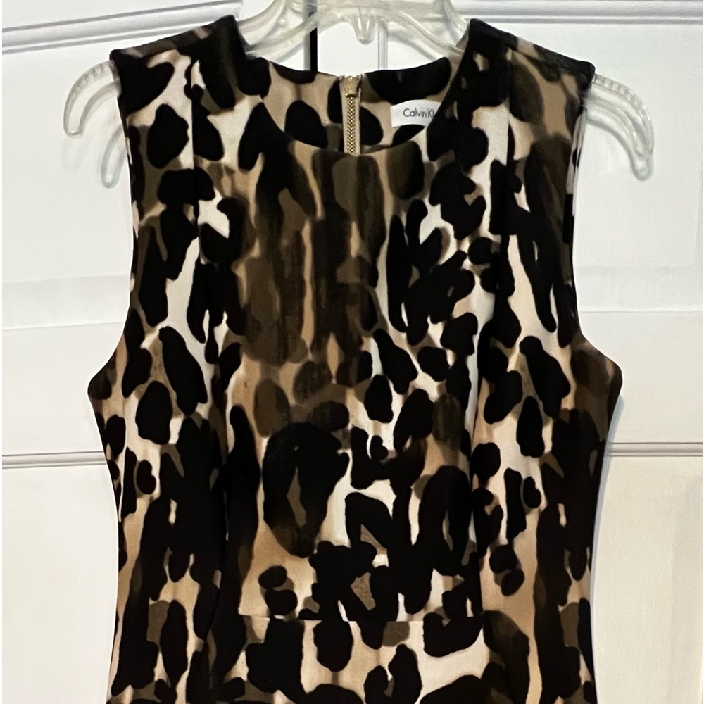 Calvin Klein Ombré Leopard Print Dress. Very sexy on